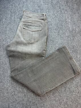 Vintage Y2K Chico’s Platinum Jeans 1 Regular Taupe Gray Bootcut Hong Kong
